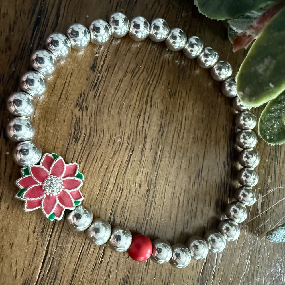 Luca + Danni Silver Stretch Holiday Bracelet